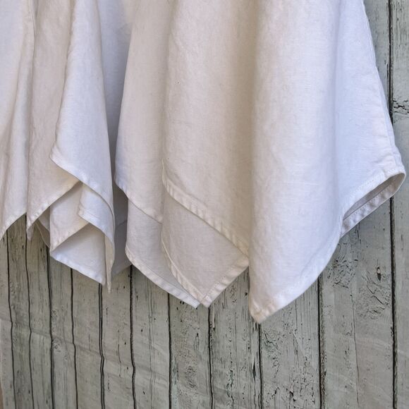 Catherines Womens Midi Skirt Plus Size 3X Linen Blend Fairy Asymmetric Fit&Flare - Picture 5 of 10